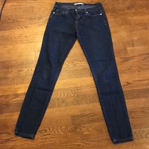 Mid-Rise Dark Denim Jeans